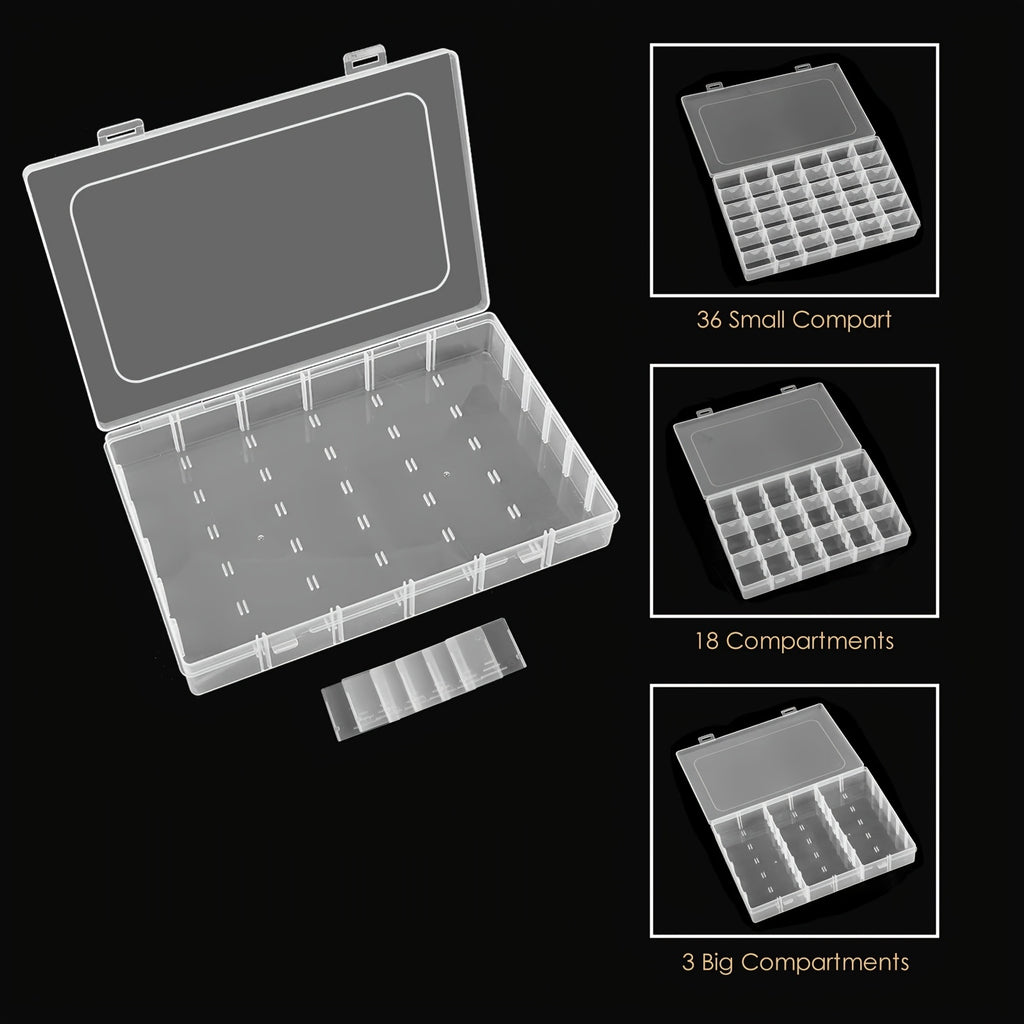 Fishing Tackle Storage – Angler-Focused Outdoor Design – Tomnk 10pcs Grids Clear Plastic Organizer Storage Box Container – Versatile Water-Ready Design for US Anglers