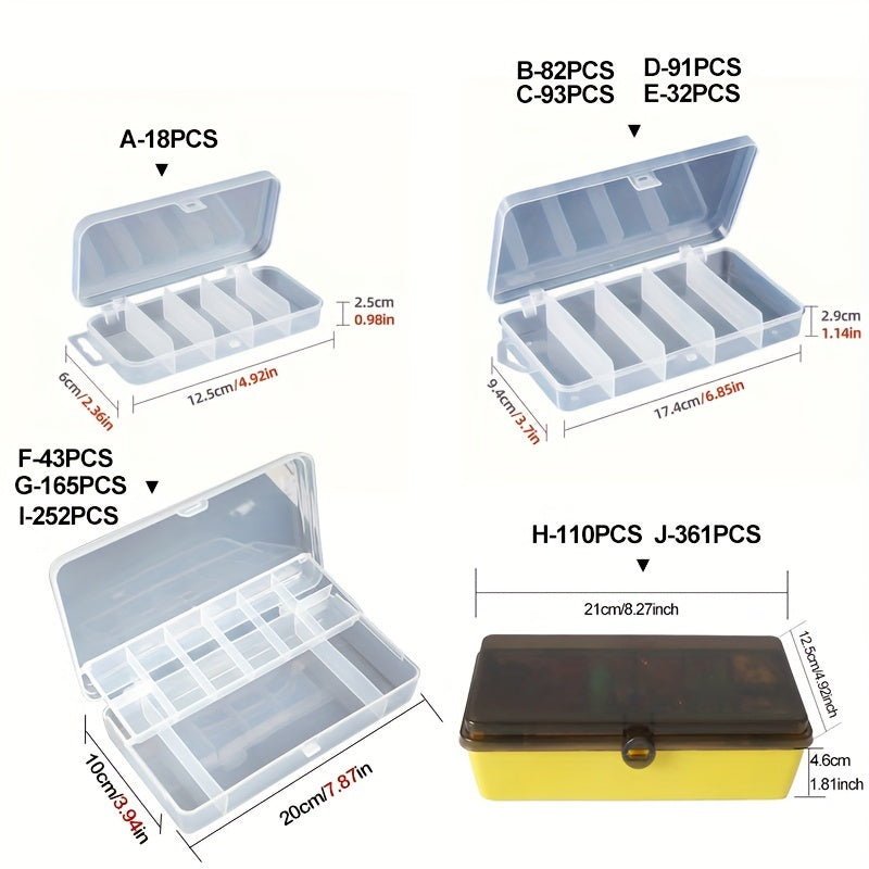 Bass Tackle Kit – Angler-Focused Outdoor Design – 82pcs 93pcs 32pcs 43pcs 165pcs 110pcs 252pcs 361pcs Fishing – Versatile Water-Ready Design for US Anglers