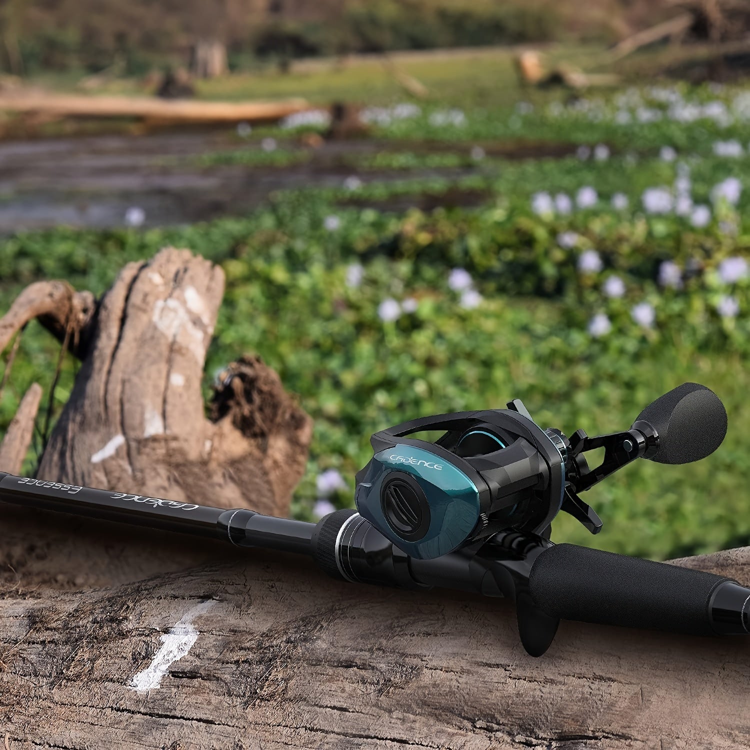 Angler Fishing Rod – Carbon Fiber, Lightweight, Bass – Candence Essence Baitcaster Rod Lightweight Ton Carbon Fiber Baitcasting – Dependable Freshwater & Saltwater Use for US…
