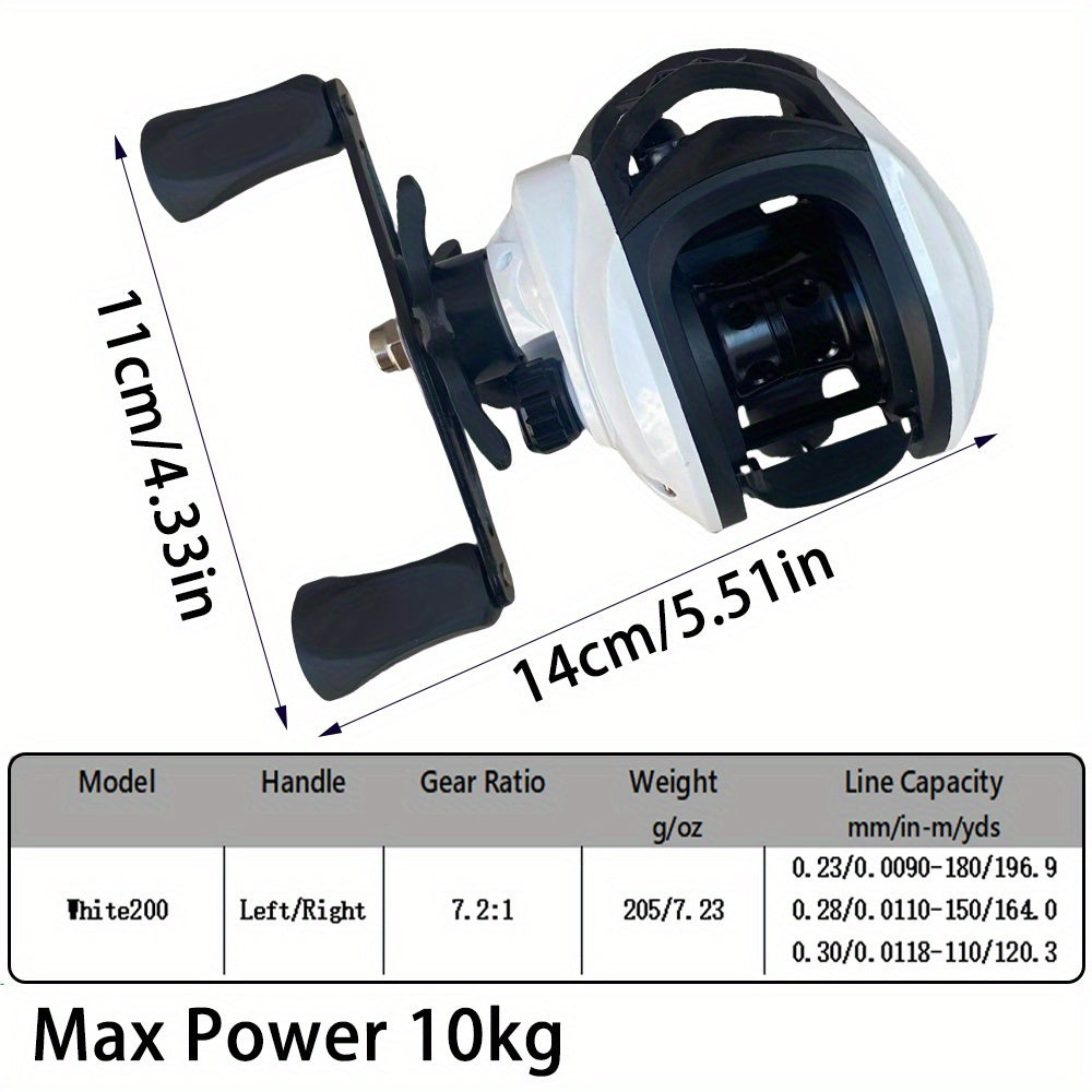 Freshwater Fishing Reel – Saltwater, Lightweight – This Super Lightweight Baitcasting Reel Featuring Magnetic Braking System – Reliable Angler Setup for US Anglers