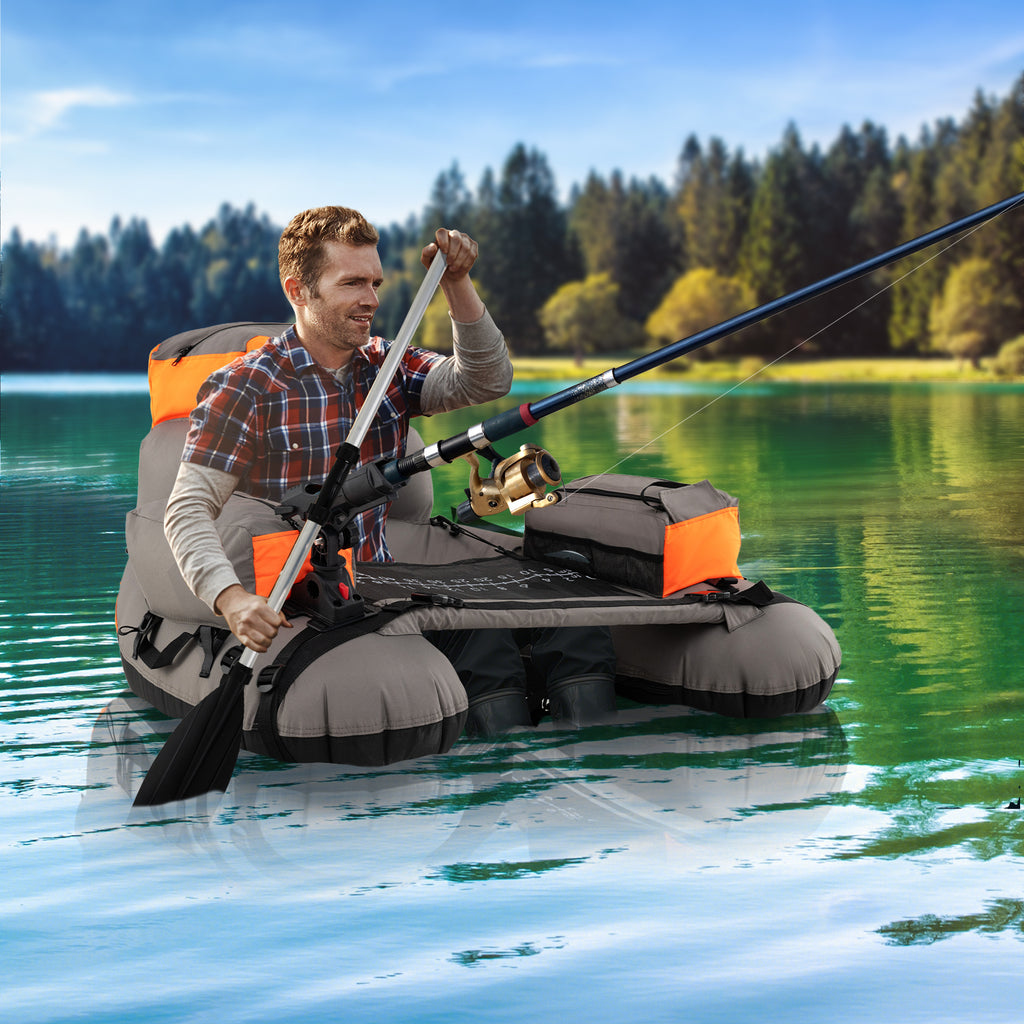Fishing Rod – Portable – Safstar Portable Belly Boat Adults Inflatable Fishing Float Tube – Angler-Focused Outdoor Design for US Anglers
