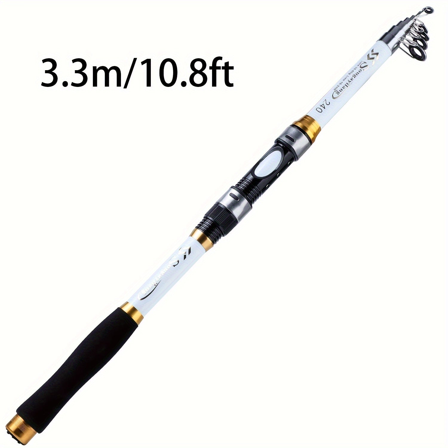 Carbon Fishing Rod – Carbon Fiber, Portable, Lightweight, Bass – Sougayilang 1. 8 2. 1 2. 4 2. 7 3. 0 3. 3 Spinning Fishing – Field-Ready Performance for US Anglers