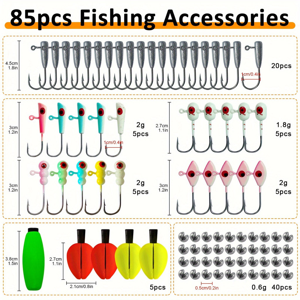 Fishing Lures – Bass, Trout, Crappie – 228pcs Crappie Lures Kit Soft Plastic Paddle Tail Tube – Practical Gear for Every Cast for US Anglers