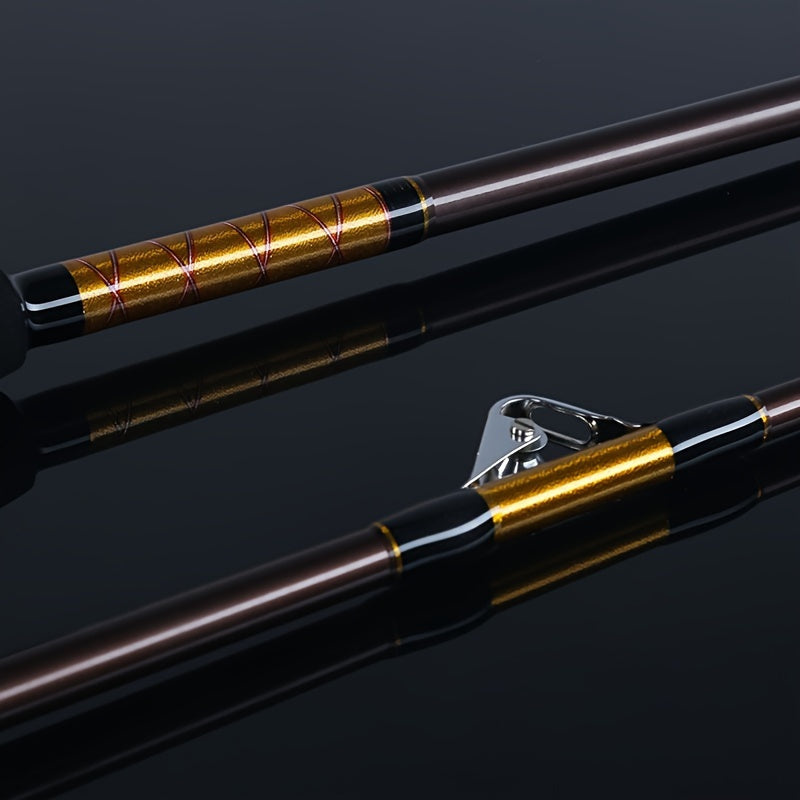 Angler Fishing Rod – Offshore – Trolling Rod Section Boat Super Hard Double Pulley Guide – Versatile Water-Ready Design for US Anglers