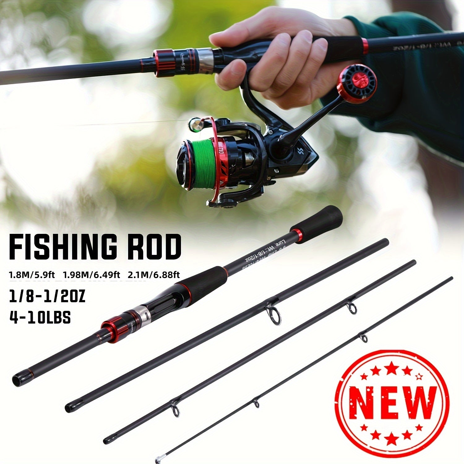 Fishing Rod – Carbon Fiber, Bass – Sougayilang Fishing Rod 70. 87 82. 68 Inch Carbon Fiber Spinning – Angler-Focused Outdoor Design for US Anglers