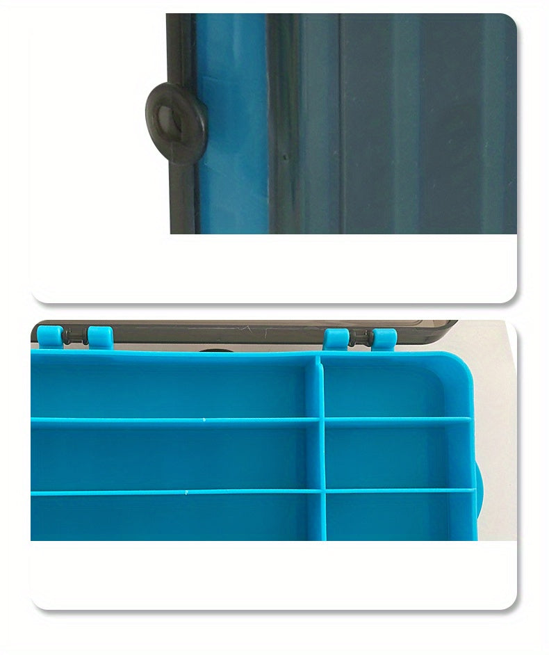 Fishing Tackle Storage – Portable – Multi Functional Portable Fishing Tackle Box Two Sided Storage – Versatile Water-Ready Design for US Anglers