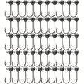 Freshwater Fishing Lures – Bass, Crappie – 50pcs Round Ball Jig Heads Hook Head Fishing Fly – Dependable Freshwater & Saltwater Use for US Anglers
