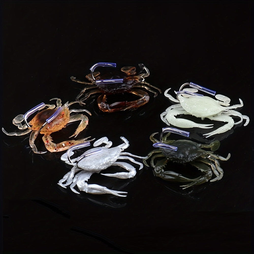 Fishing Gear Backpack – Saltwater – 10pcs Soft Crab Fishing Lures Realistic Artificial Bait Sharp – Reliable Angler Setup for US Anglers