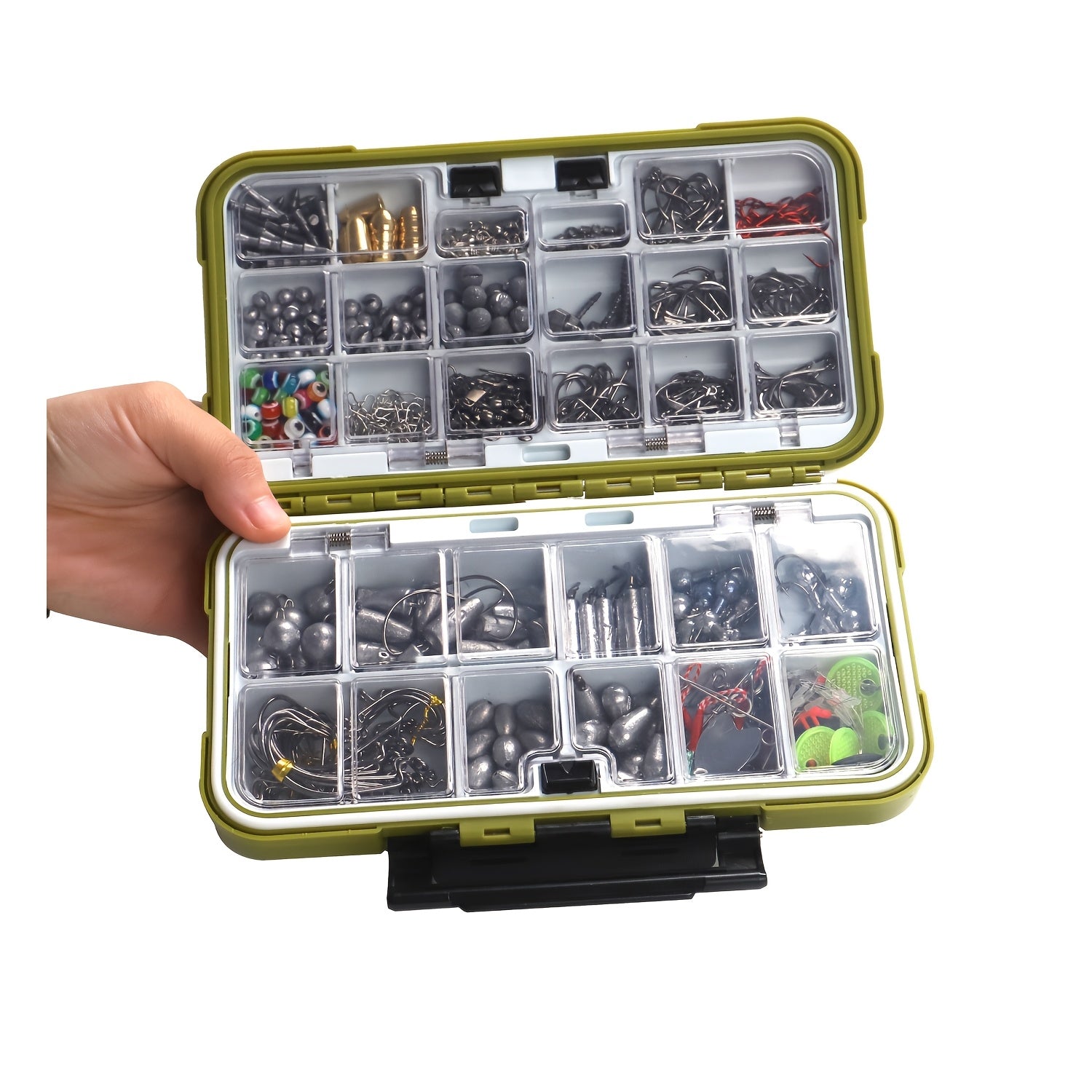 Fishing Tackle Bag – Field-Ready Performance – Fishing Tackle Box Containing 537pcs Lure Boxes Jig Heads – Practical Gear for Every Cast for US Anglers