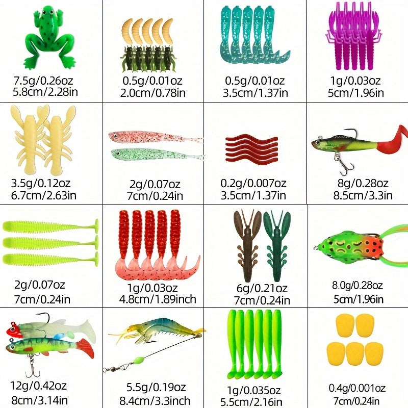Bass Tackle Kit – Angler-Focused Outdoor Design – 82pcs 93pcs 32pcs 43pcs 165pcs 110pcs 252pcs 361pcs Fishing – Versatile Water-Ready Design for US Anglers