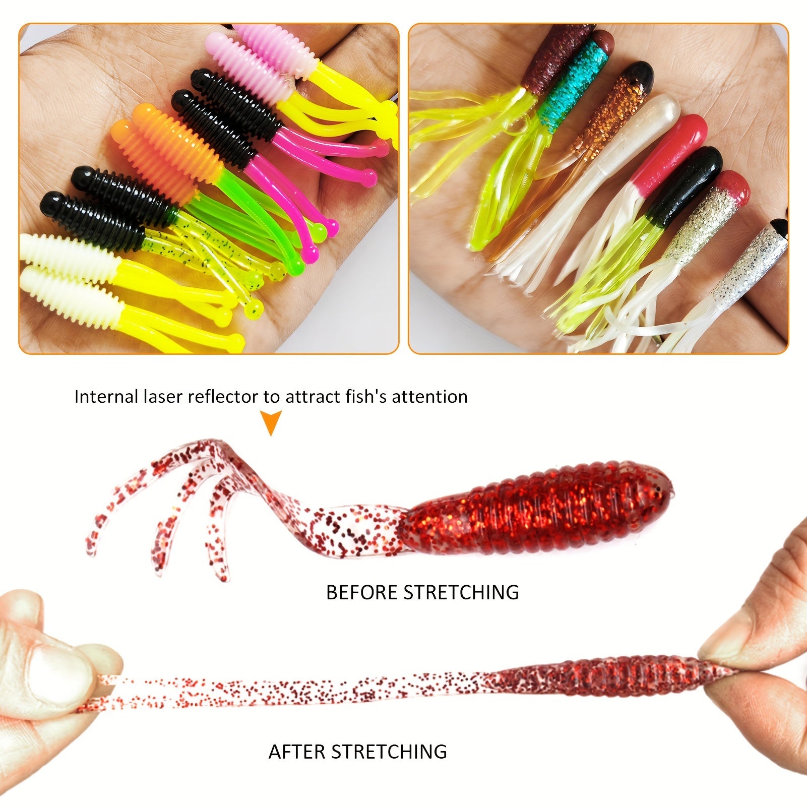 Fishing Lures – Bass, Trout, Crappie – 228pcs Crappie Lures Kit Soft Plastic Paddle Tail Tube – Practical Gear for Every Cast for US Anglers