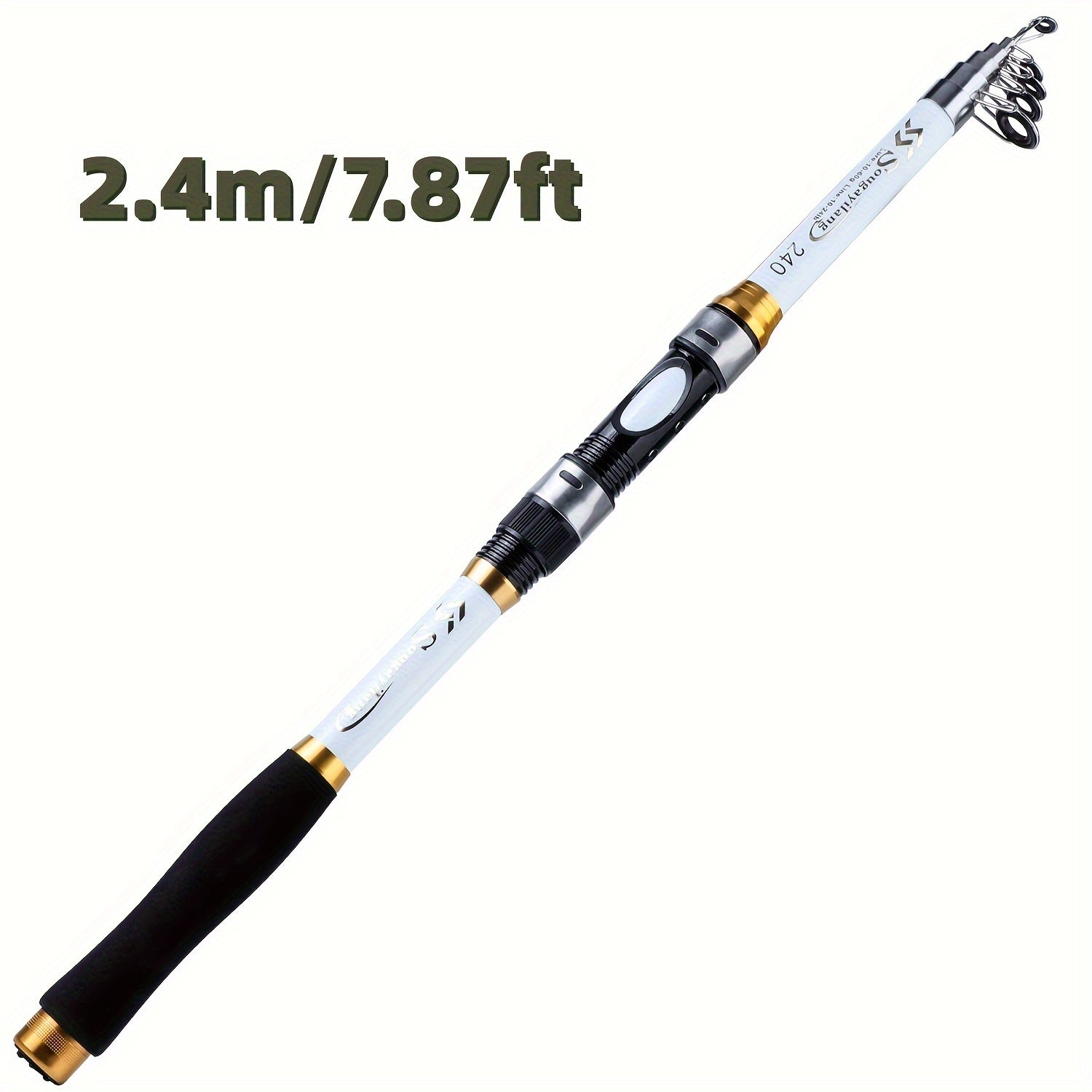 Angler Fishing Rod – Portable, Bass – Sougayilang Telescopic Fishing Rods 70. 87 129. 92 Inch Glass Fiber – Dependable Freshwater & Saltwater Use for US Anglers