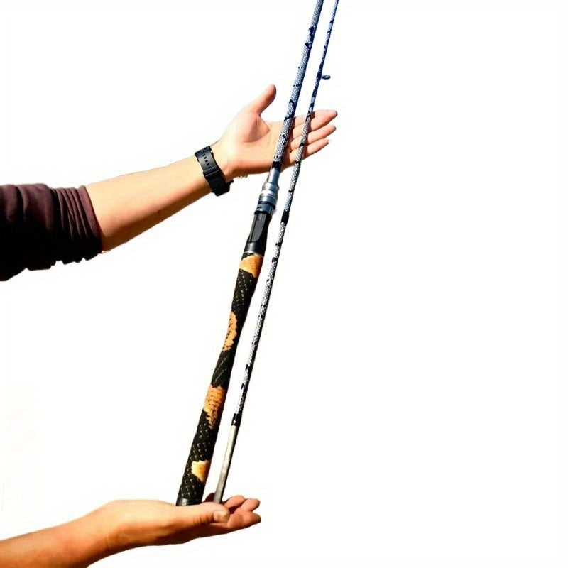 Angler Fishing Rod – Carbon Fiber, Saltwater, Freshwater – Tone Carbon Fiber Long Casting Rod Spinning 82. 67 Inches – Dependable Freshwater & Saltwater Use for US Anglers