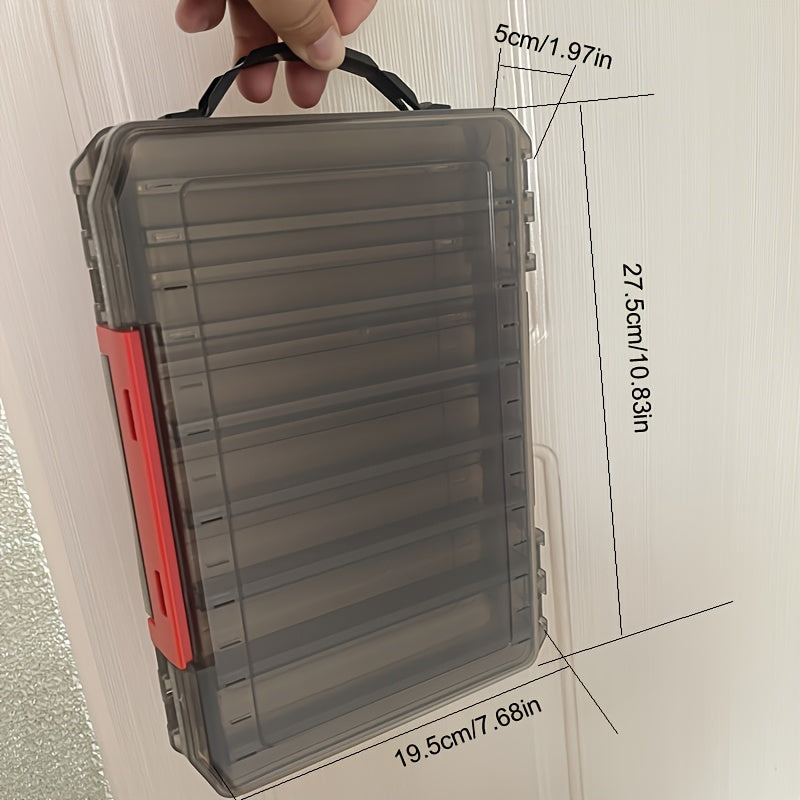 Fishing Tackle Storage – Portable – Multi Functional Portable Fishing Tackle Box Two Sided Storage – Versatile Water-Ready Design for US Anglers