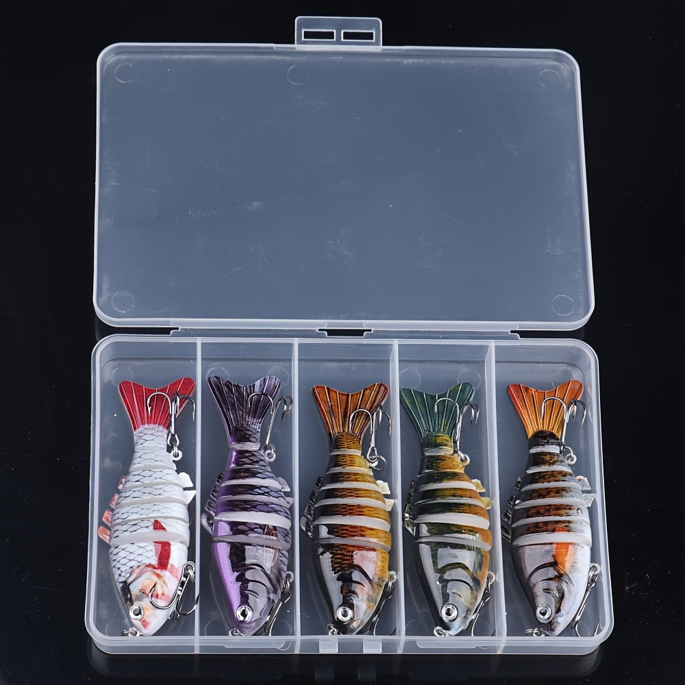 Fishing Tackle Kit – Saltwater, Freshwater, Bass, Trout – Fishing Lures Featuring Multiple Joints Designed Both Freshwater Saltwater – Angler-Focused Outdoor Design for US Anglers