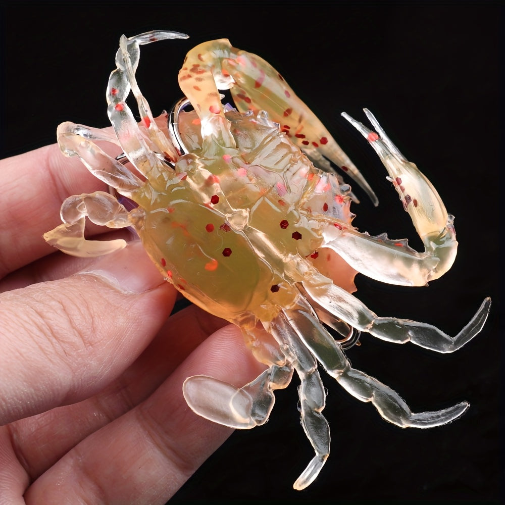 Fishing Gear Backpack – Saltwater – 10pcs Soft Crab Fishing Lures Realistic Artificial Bait Sharp – Reliable Angler Setup for US Anglers