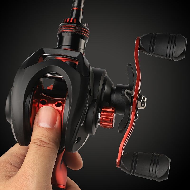 Angler Fishing Reel – Saltwater, Freshwater – Billings Baitcasting Reel Am200 Series 7. 2 Gear Ratio 1bb – Field-Ready Performance for US Anglers