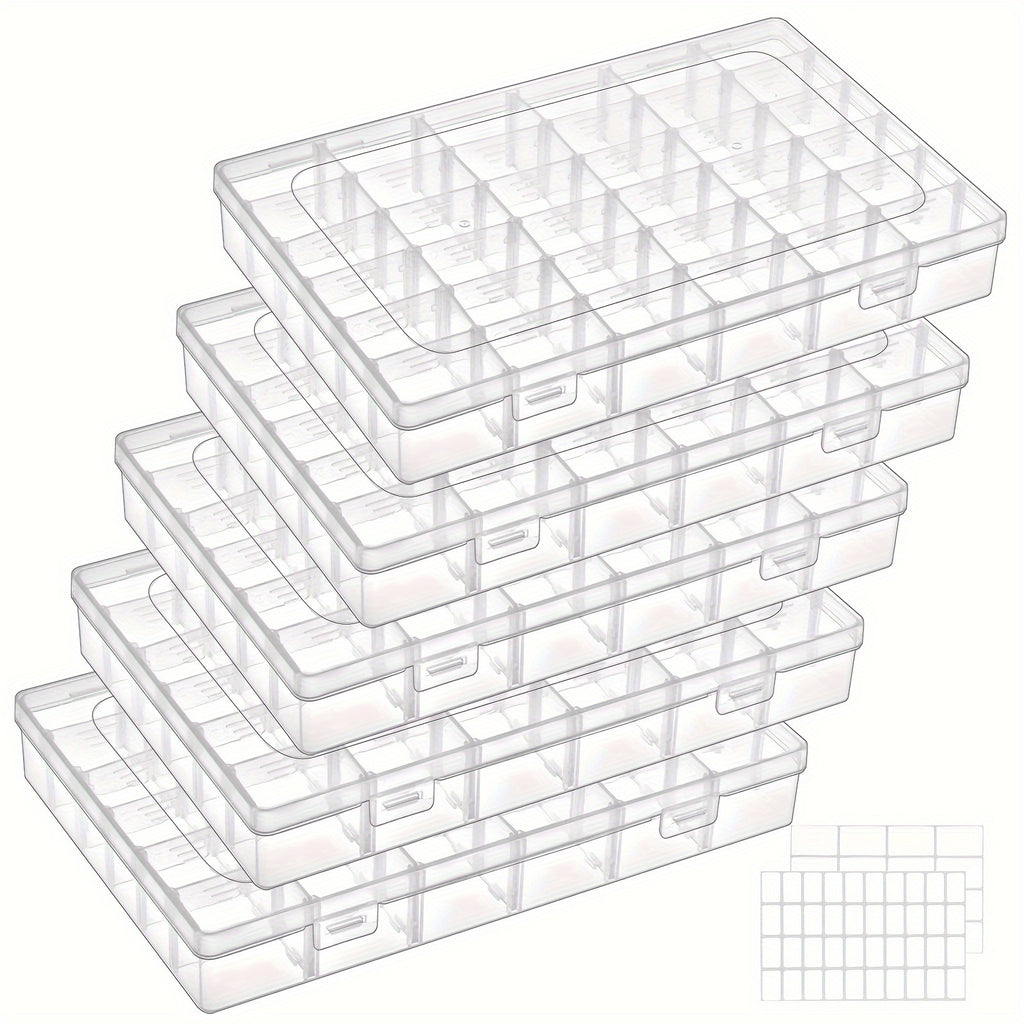 Fishing Tackle Storage – Angler-Focused Outdoor Design – Tomnk 10pcs Grids Clear Plastic Organizer Storage Box Container – Versatile Water-Ready Design for US Anglers