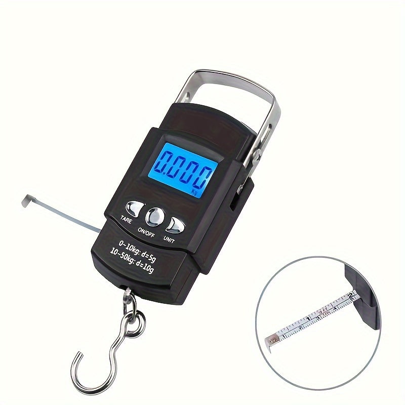 Fishing Tackle Bag – Portable – Electronic Portable Hand Scale Mini Luggage Ruler Fishing Bag – Practical Gear for Every Cast for US Anglers