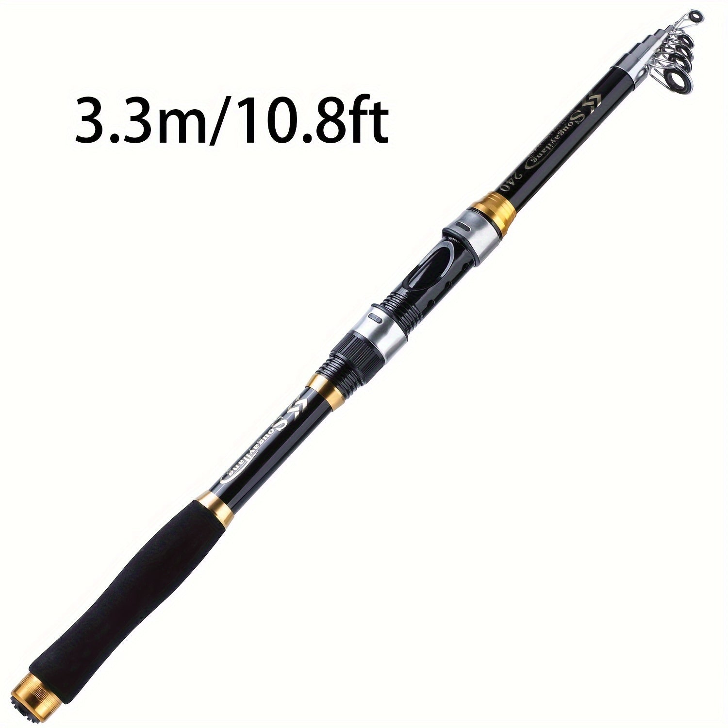 Carbon Fishing Rod – Carbon Fiber, Portable, Lightweight, Bass – Sougayilang 1. 8 2. 1 2. 4 2. 7 3. 0 3. 3 Spinning Fishing – Field-Ready Performance for US Anglers
