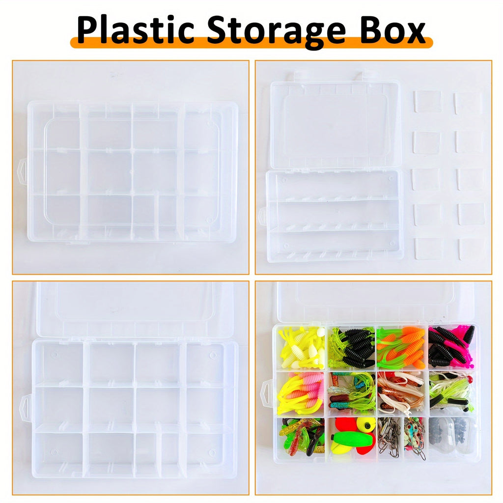 Fishing Lures – Bass, Trout, Crappie – 228pcs Crappie Lures Kit Soft Plastic Paddle Tail Tube – Practical Gear for Every Cast for US Anglers