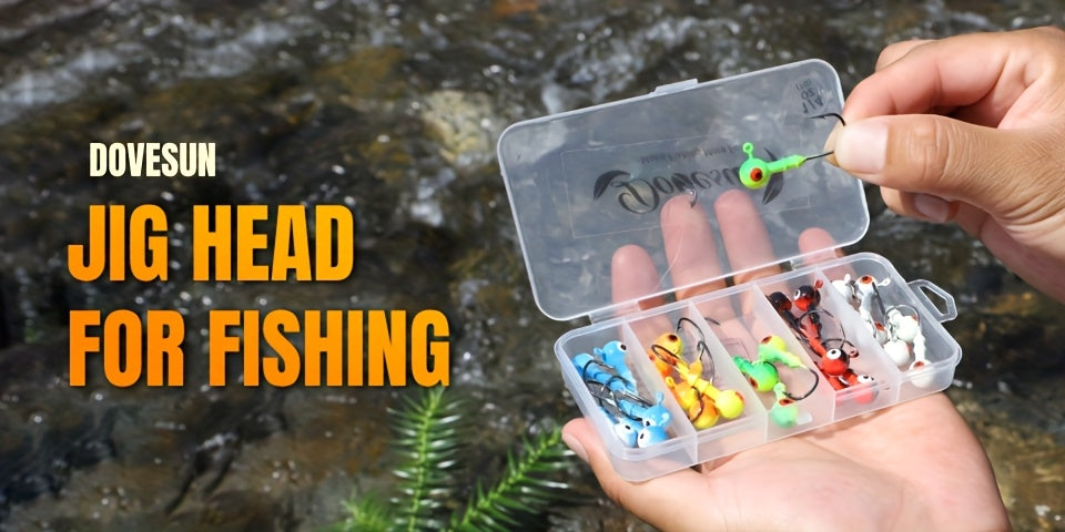 Fishing Rod Storage Bag – Bass, Trout, Crappie – Dovesun 40pcs Crappie Jig Heads Jigs Fishing Trout Walleye – Field-Ready Performance for US Anglers