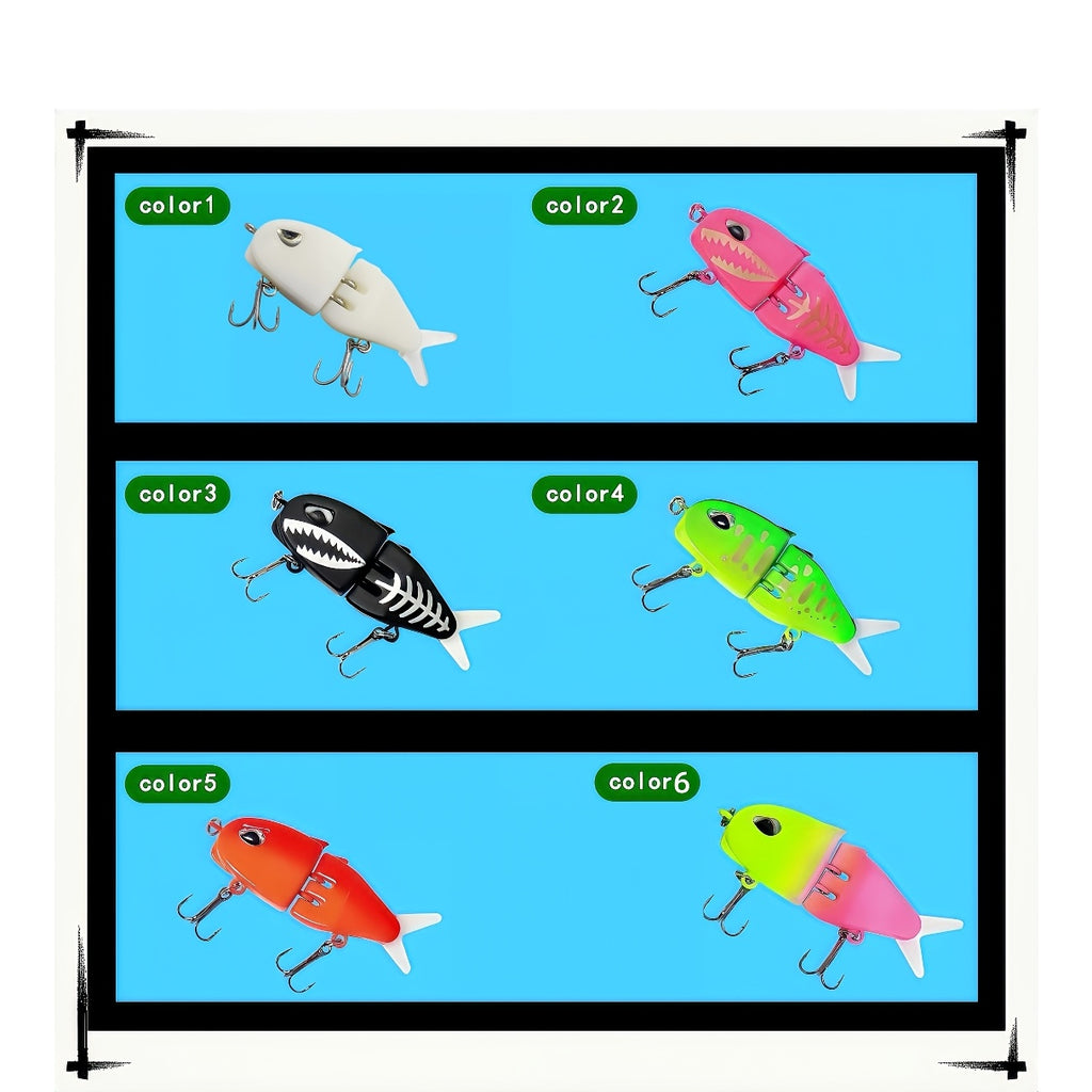 Bass Fishing Lures – Saltwater, Freshwater, Lifelike Action, Bass – 1pc Glide Bait 2. 36 6. 5 Multi Jointed Swimbait Fishing – Built for Weekend Anglers for US Anglers