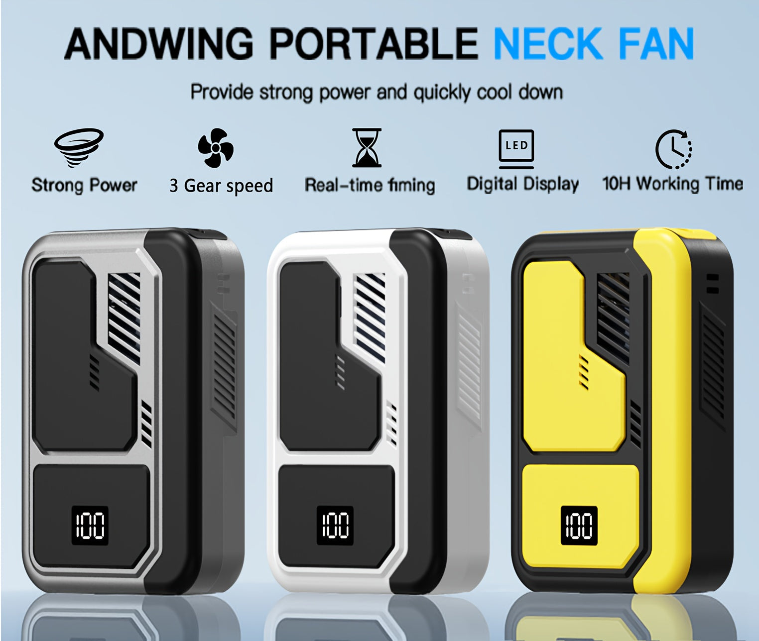 Fishing Outdoor Gear – Built for Weekend Anglers – 2026 Neck Protable Waist Fan Desk Powerful Wind Power – Angler-Focused Outdoor Design for US Anglers