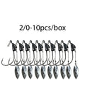 Freshwater Fishing Lures – Saltwater, Freshwater – Dovesun 10pcs Swimbaits Jig Head Underspin Weighted Swimbait Hooks – Versatile Water-Ready Design for US Anglers