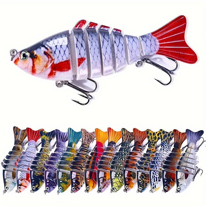 Fishing Lures – Saltwater, Freshwater, Lifelike Action, Bass – 15pcs Lifelike Fishing Lures Bass Trout Walleye Predator Fish – Practical Gear for Every Cast for US Anglers