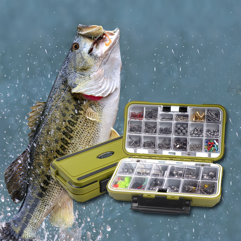 Fishing Tackle Bag – Field-Ready Performance – Fishing Tackle Box Containing 537pcs Lure Boxes Jig Heads – Practical Gear for Every Cast for US Anglers