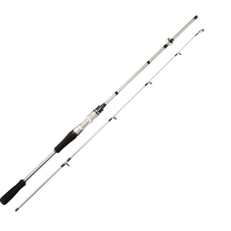 Carbon Fishing Rod – Carbon Fiber, Saltwater, Freshwater – 180cm 70. 86 Inch Silvery Carbon Fiber Lure Fishing Rod – Field-Ready Performance for US Anglers