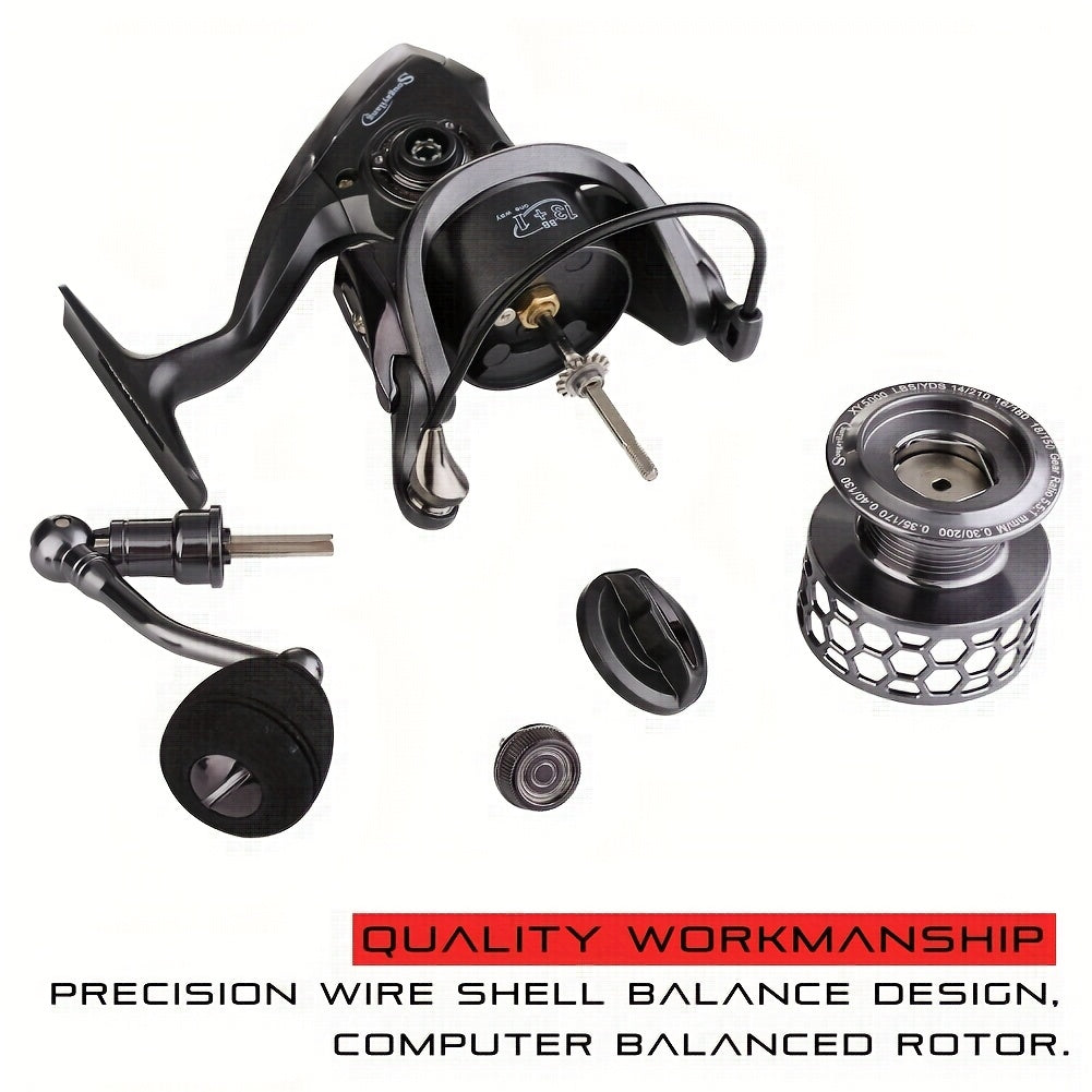 Angler Fishing Reel – Lightweight – Sougayilang Fishing Reel 1bb 5. 5 Lightweight Ultra Aluminum Spinning – Built for Weekend Anglers for US Anglers