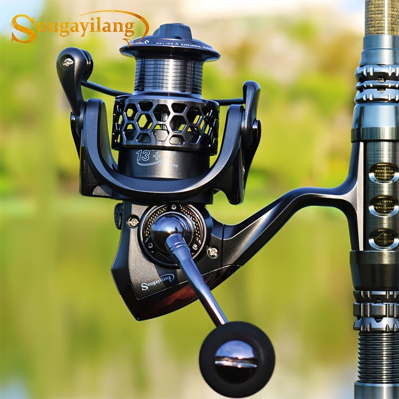 Angler Fishing Reel – Lightweight – Sougayilang Fishing Reel 1bb 5. 5 Lightweight Ultra Aluminum Spinning – Built for Weekend Anglers for US Anglers