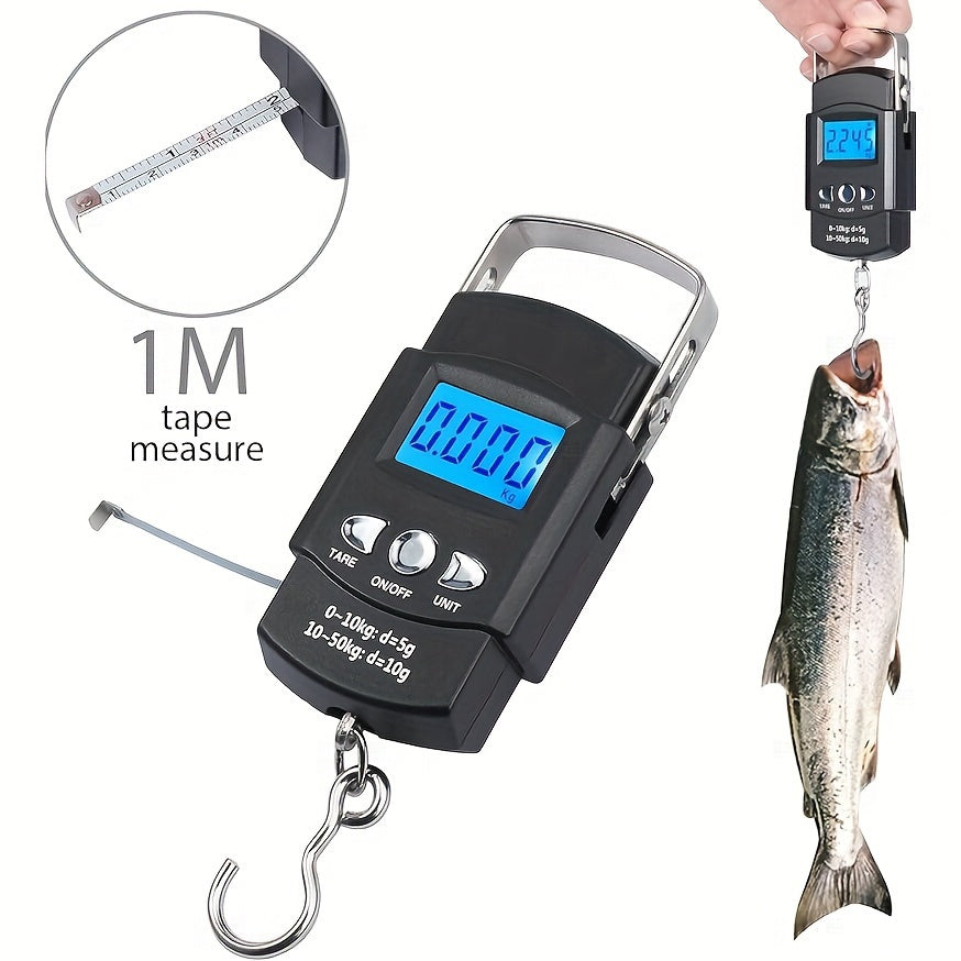 Fishing Tackle Bag – Portable – Electronic Portable Hand Scale Mini Luggage Ruler Fishing Bag – Practical Gear for Every Cast for US Anglers