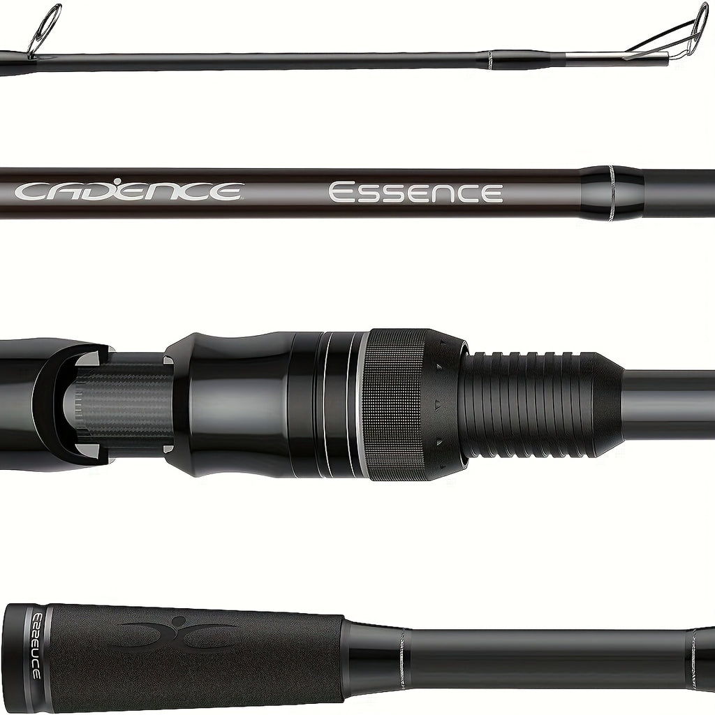 Angler Fishing Rod – Carbon Fiber, Lightweight, Bass – Candence Essence Baitcaster Rod Lightweight Ton Carbon Fiber Baitcasting – Dependable Freshwater & Saltwater Use for US…