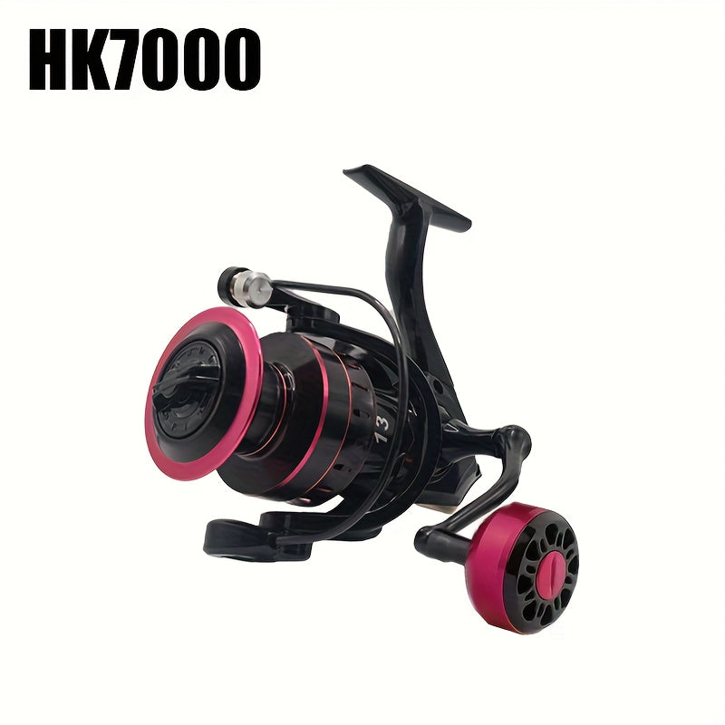 Fishing Outdoor Gear – Saltwater, Freshwater – Spinning Wheel Metal Grip Hk1000 7000 Model Speed Ratio – Angler-Focused Outdoor Design for US Anglers