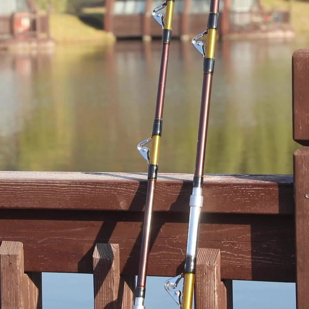 Angler Fishing Rod – Offshore – Trolling Rod Section Boat Super Hard Double Pulley Guide – Versatile Water-Ready Design for US Anglers