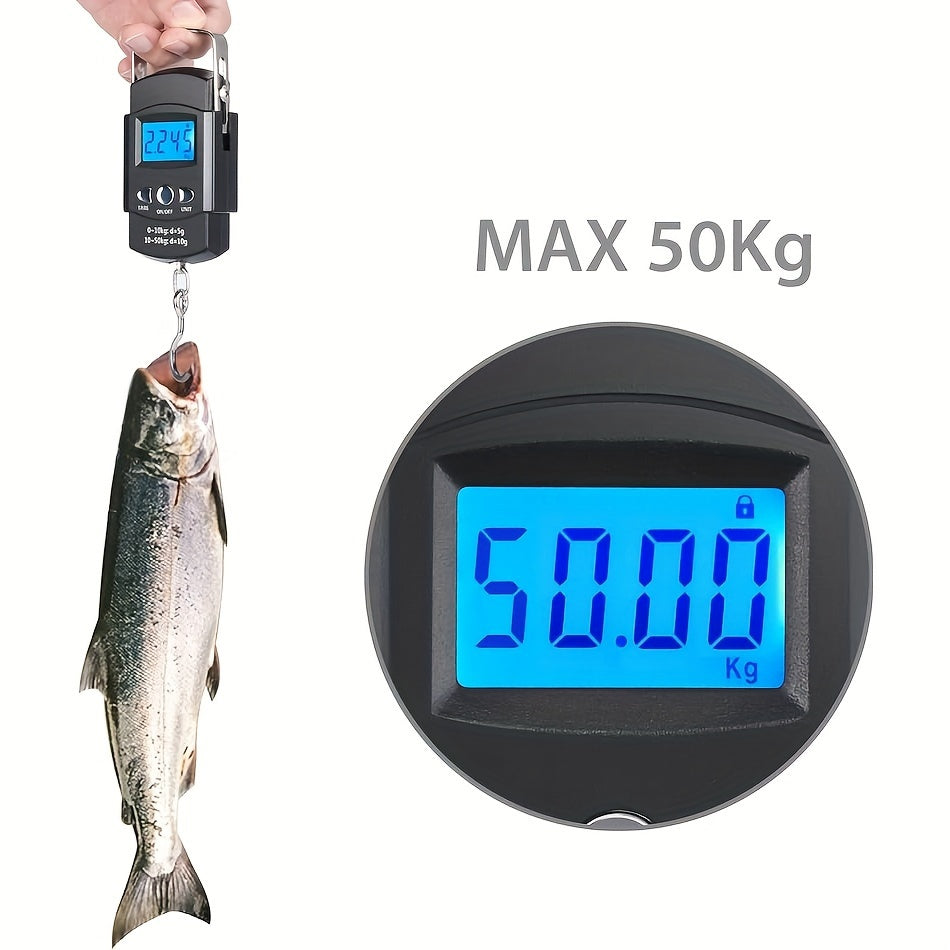 Fishing Tackle Bag – Portable – Electronic Portable Hand Scale Mini Luggage Ruler Fishing Bag – Practical Gear for Every Cast for US Anglers