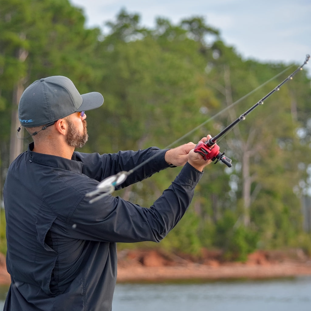 Angler Fishing Rod – Carbon Fiber, Lightweight, Bass – Candence Essence Baitcaster Rod Lightweight Ton Carbon Fiber Baitcasting – Dependable Freshwater & Saltwater Use for US…