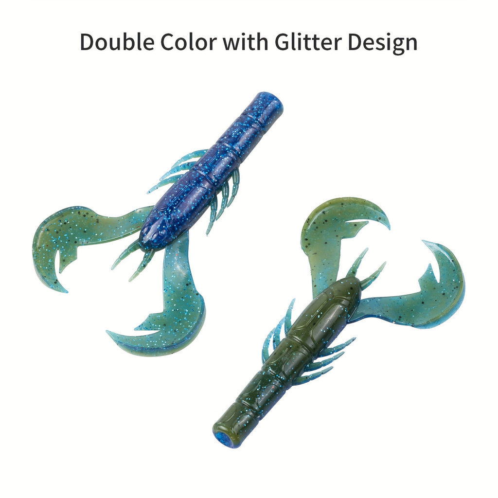 Freshwater Fishing Lures – Bass – Crab Lure 25pcs Clamp Trailer Fishing Bait Creature Large – Versatile Water-Ready Design for US Anglers