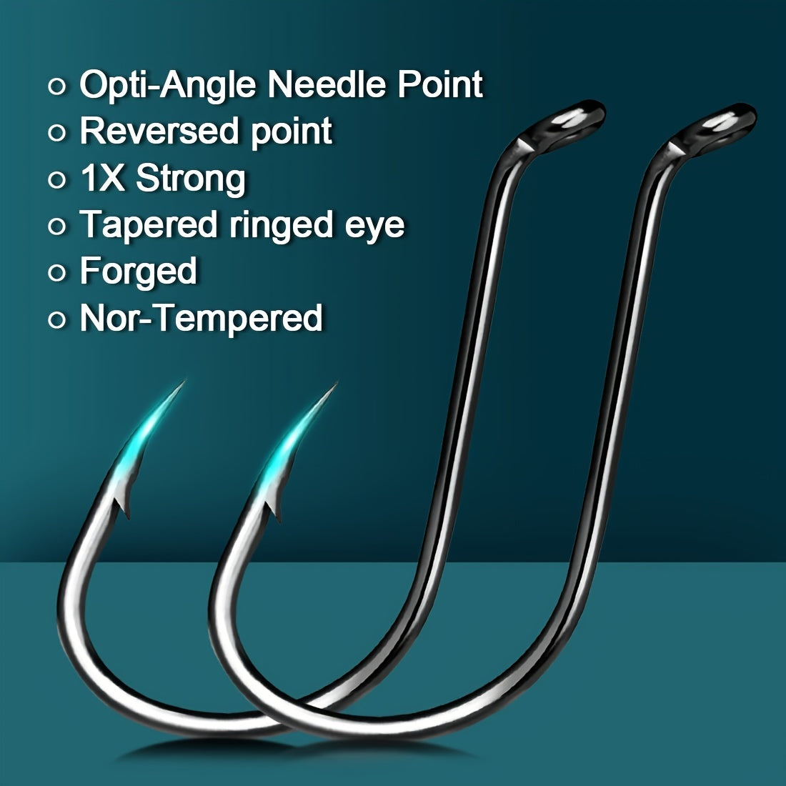 Outdoor Fishing Accessory – Carbon Fiber, Saltwater, Freshwater – 100 High Strength Corrosion Resistant Octopus Hooks Saltwater Freshwater – Versatile Water-Ready Design for US…