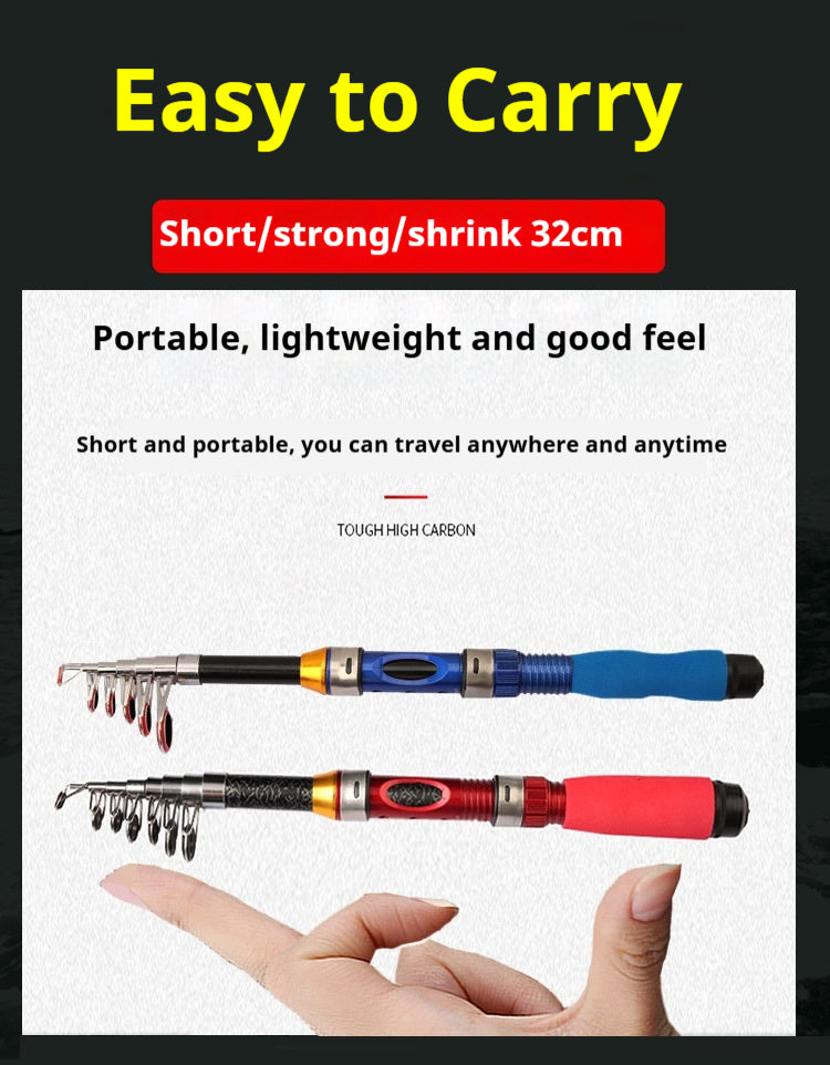 Angler Fishing Rod – Portable – 39. 37 Inch 47. 24 59. 06 66. 93 74. 8 82. 68 90. 55 Shrinkage – Dependable Freshwater & Saltwater Use for US Anglers