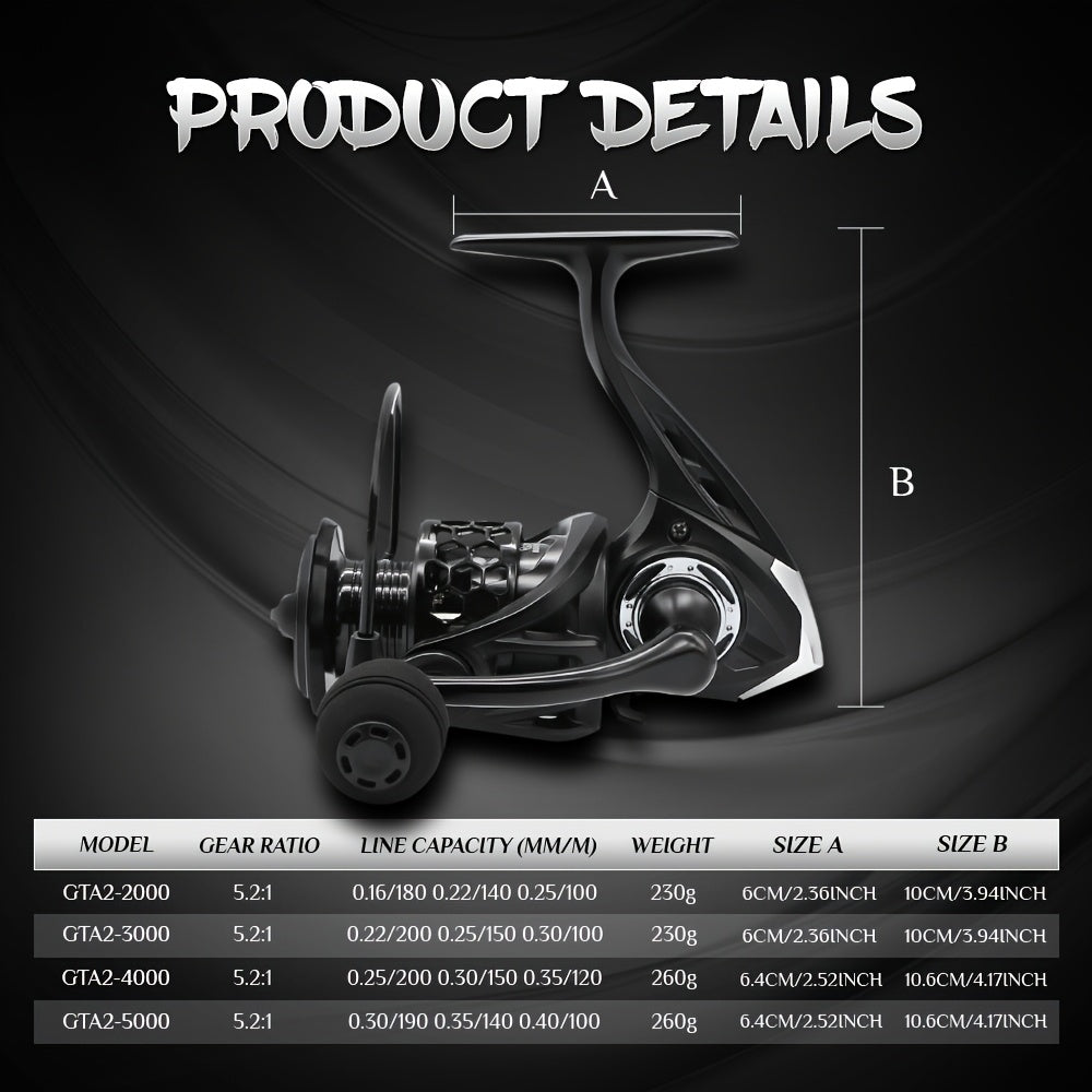 Freshwater Fishing Reel – Saltwater, Freshwater, Lightweight, Bass – Rooblinos Spinning Fishing Reel 5. 2 Gear Ratio Metal Body – Reliable Angler Setup for US Anglers