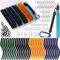 Fishing Gear Backpack – Bass, Trout, Rechargeable – 133pcs Wacky Worm Fishing Lure Featuring Soft Plastic Worms – Compact Tackle Solution for US Anglers