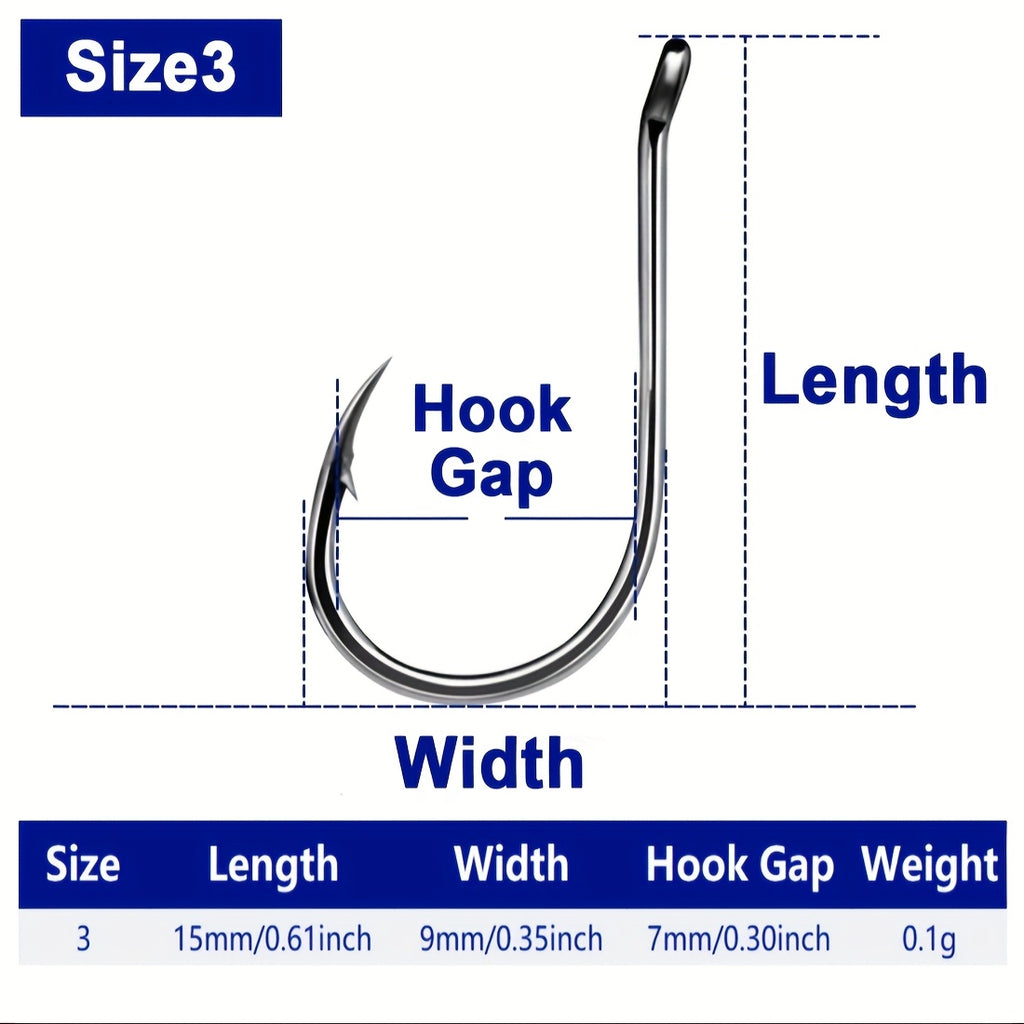 Fishing Hooks and Tackle – Carbon Fiber – Fishtrip 100pcs Fishing Hooks Octopus Beak Hook Carp Jigging – Field-Ready Performance for US Anglers