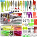 Fishing Tackle Bag – Freshwater, Bass, Trout – 106 188 361pcs Fishing Lures Kit Freshwater Bait Tackle – Angler-Focused Outdoor Design for US Anglers