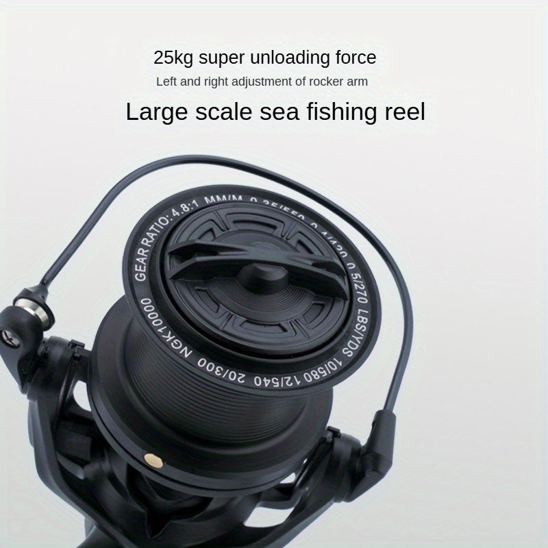 Fishing Reel – Field-Ready Performance – Professional Sea Fishing 8000 14000 Large Metal Wire Cup – Practical Gear for Every Cast for US Anglers