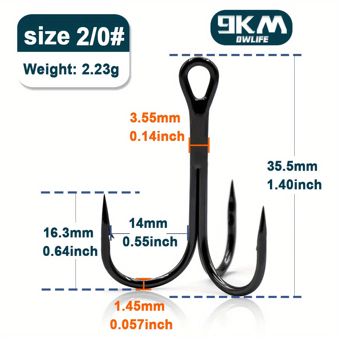 Fishing Outdoor Gear – Carbon Fiber, Saltwater – 9km 50pcs Fishing Treble Hooks Made High Carbon Steel – Practical Gear for Every Cast for US Anglers