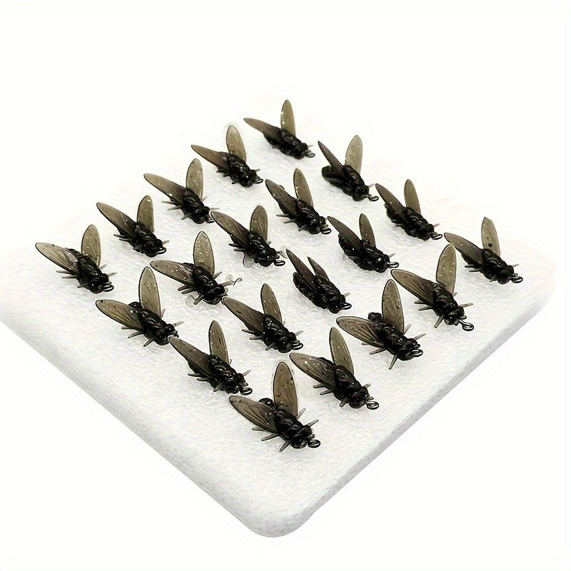 Fishing Lure Kit – Saltwater, Freshwater, Bass, Trout – 20pcs Trout Jigs Swimbaits Dry Flies Kit Realistic Bionic – Field-Ready Performance for US Anglers
